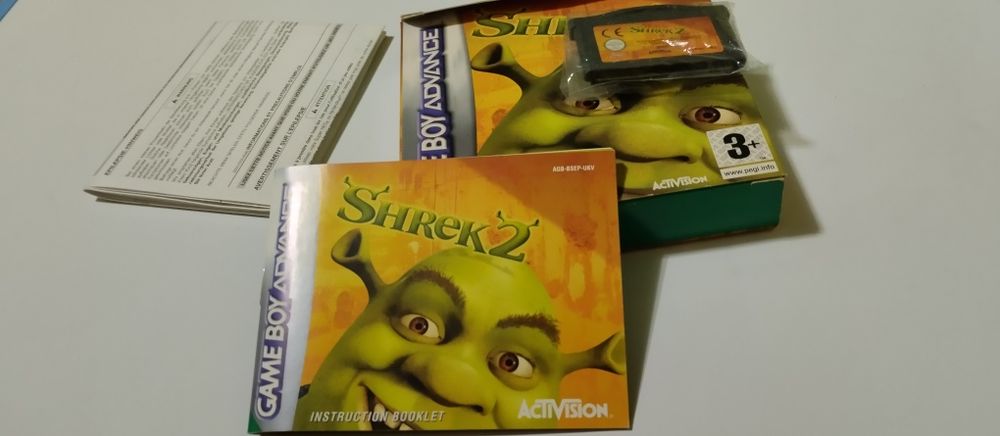 Shrek 2 – Game Boy Advance (Original, Com Caixa)