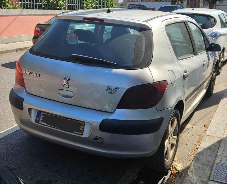 Peugeot 307 1.6 HDI motor avariado 110cv alterado 150cv