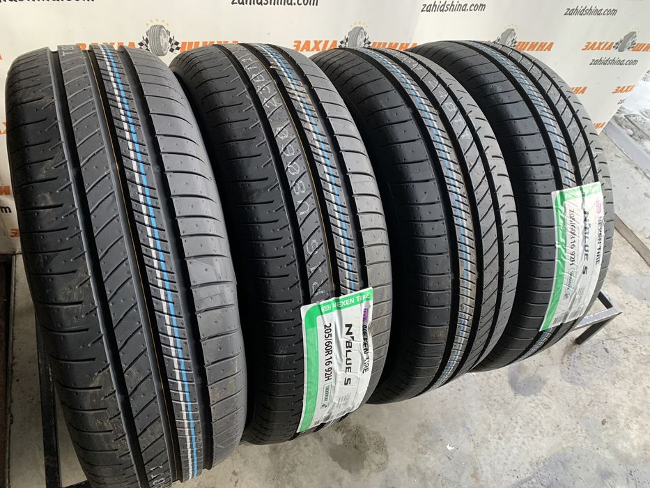 (8шт) нові 205/60R16 Nexen N'Blue S (92H) літні шини