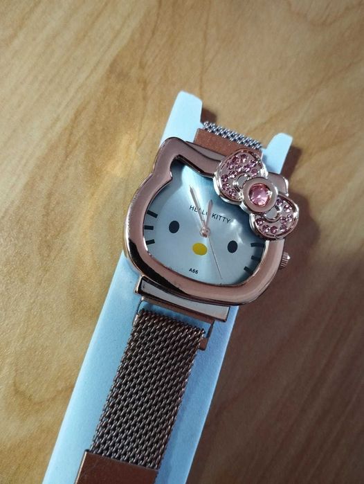 Relógio Hello Kitty Rosegold NOVO