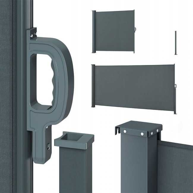 Markiza Roleta Tarasowa Wysuwana Boczna 160x350cm