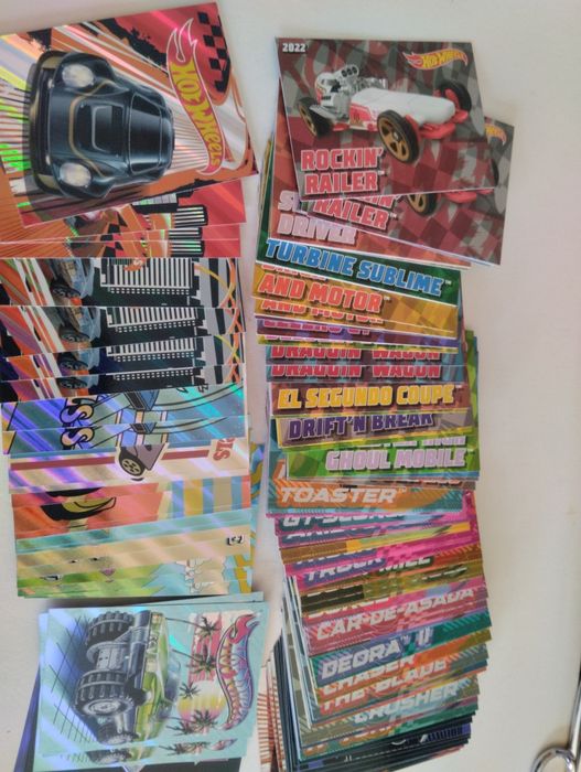 Cartas Hot Wheels da Panini