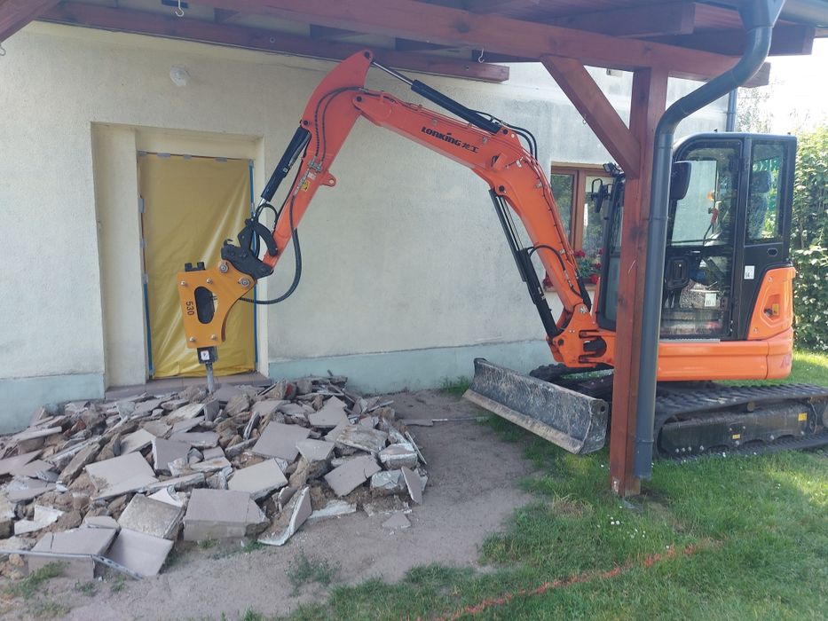 Usługi minikoparką 4 tonową,  prace ziemne , roboty ziemne,  wykopy