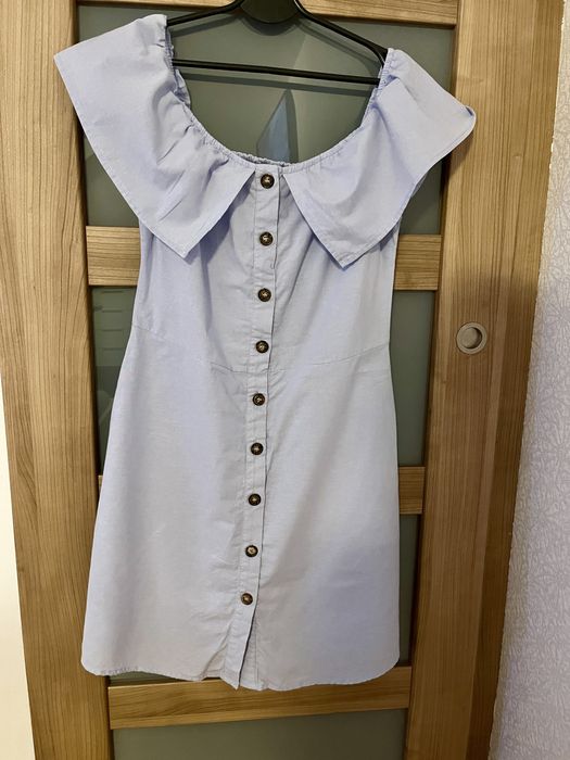 Niebieska sukienka House 40-42