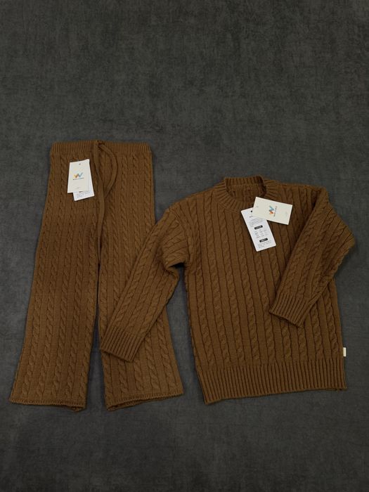 Вязаний костюм для дівчинки 92-98см 2-3 роки