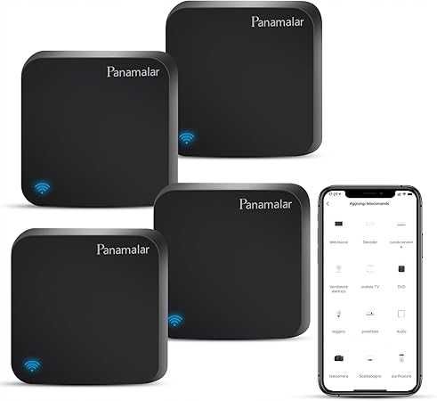 Inteligentny pilot na podczerwień 4 sztuk Panamalar, z ALEXA