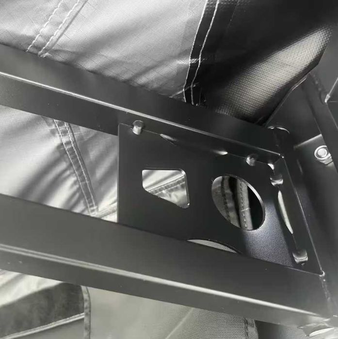 Toldo Lateral 2.5M - Awning 270º - Cinza com luz Led