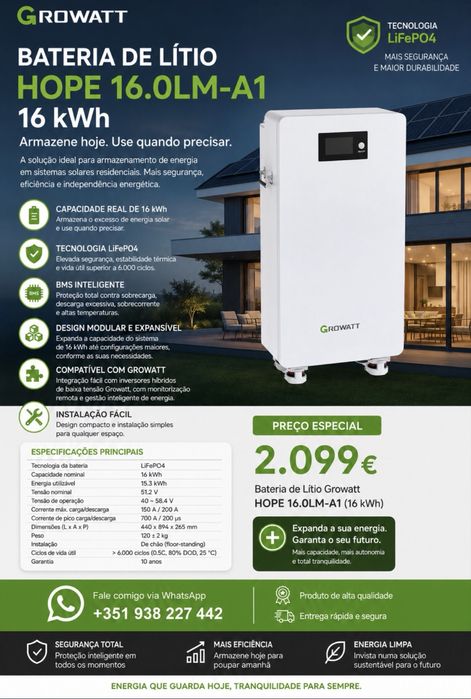 MATERIAL GROWATT | INSTALAÇÃO
