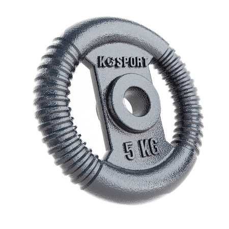 Obciążenie żeliwne krążek 5 kg K-SPORT