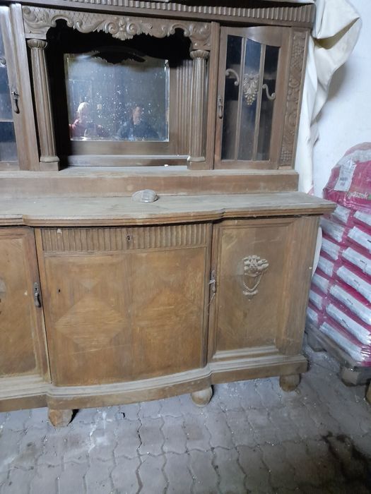 Komoda Dębowa dwuczęściowa