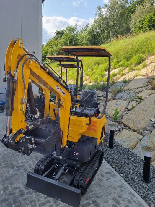 Koparka minikoparka 1000 kg KRÜGER JKW-10X-nowy model,silnik Koop 192F