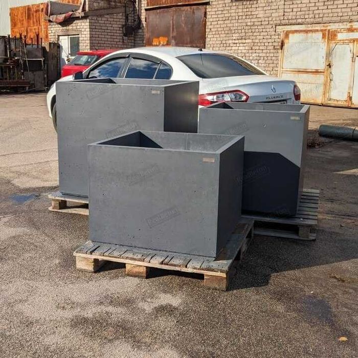 Вазоны, Вазы Уличные, Кашпо Loft, Горшки бетон, Бетонні Вазони Харків