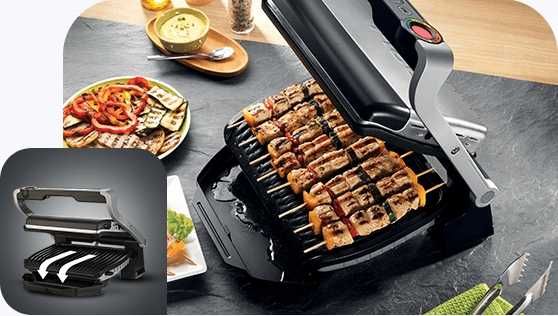 Гриль для кухни Tefal OptiGrill+ GC712D34