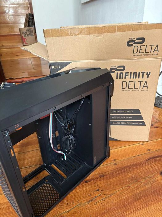 Caixa ATX Nox infinity delta argb preta [QUERO DESPACHAR] [NEGOCIAVEL]64284334107137121