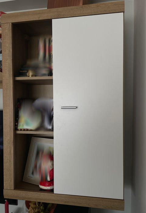 Movel Armazenamento Louceiro Consola Porta branca Suspenso