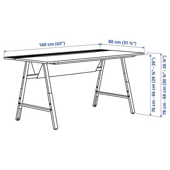 Biurko Ikea Utespelare x2