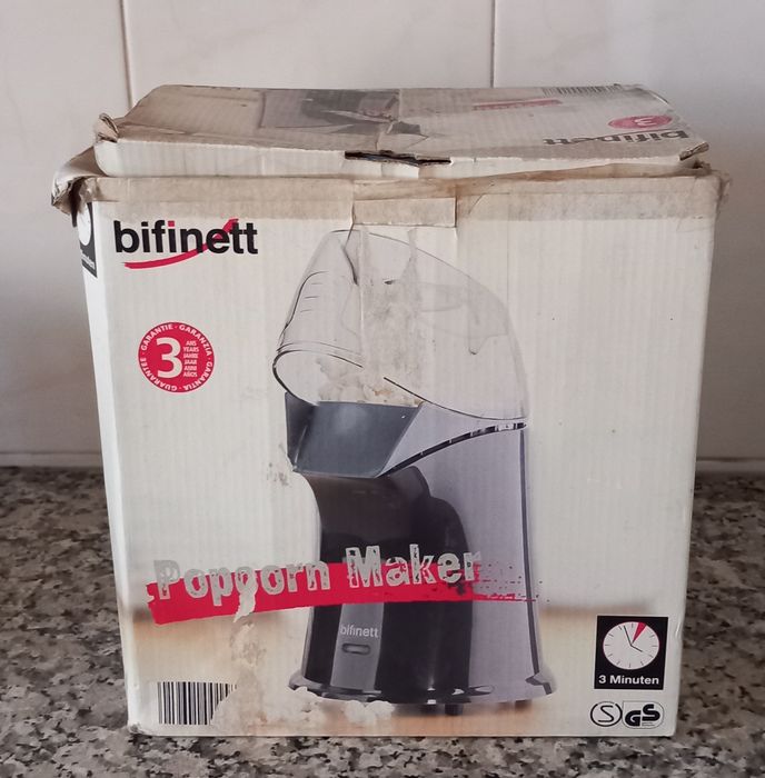 Máquina para fazer pipocas da bifinett 6€