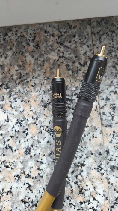 Interkonekt HI END Cardas na wtykach WBT-0144 - 0,5m