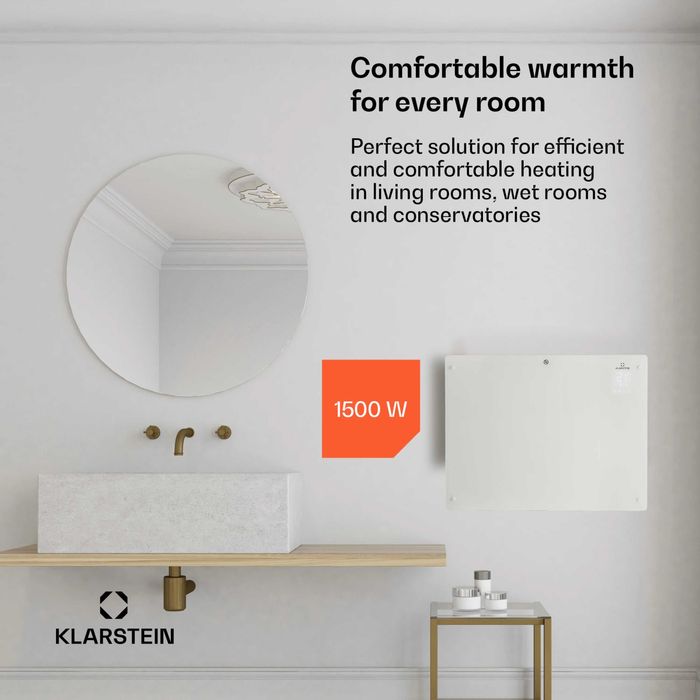 Конвекционный смарт обогреватель конвектор Bansin Crystal Smart 1500w