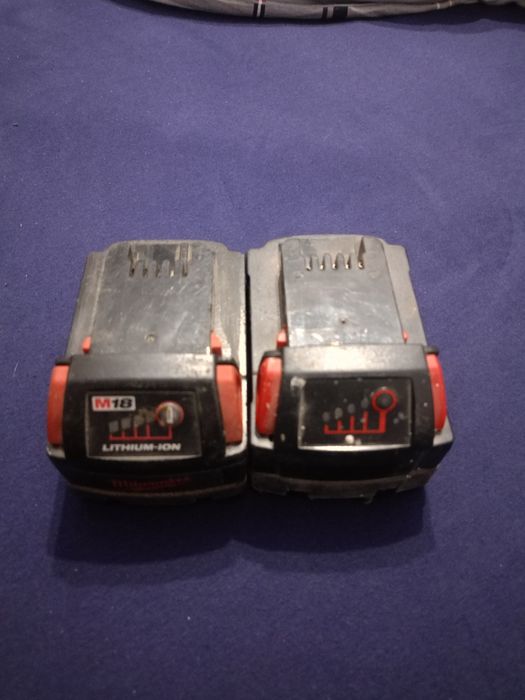 Sprzedam 4 baterie Milwaukee M18