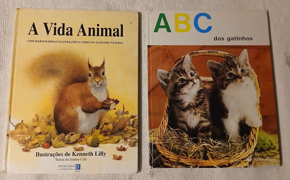 Lote Livros Vida Animal valor cada ver todas fotos