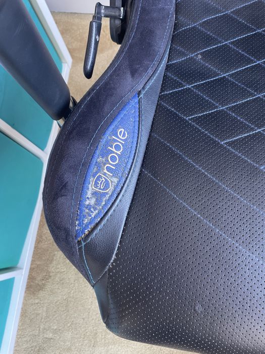 Cadeira NOBLECHAIRS EPIC PU leather Black/Blue