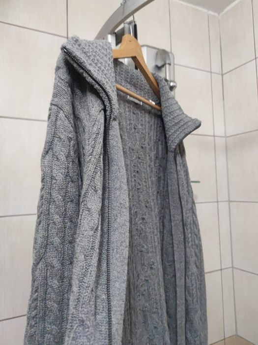 sweter XL Conspiracy  kardigan rozpinany na zamek suwak full zip consp