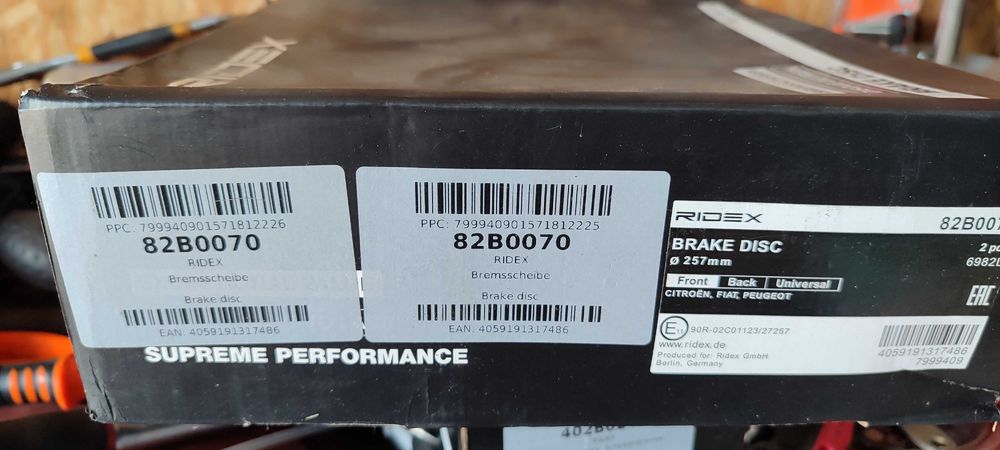 Disco travão e pastilhas