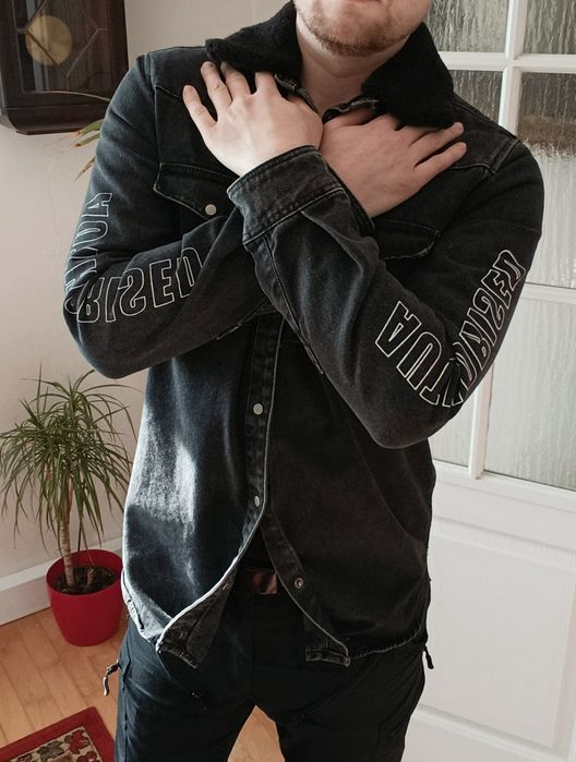 Zara Kurtka Pilotka Jeans (L)