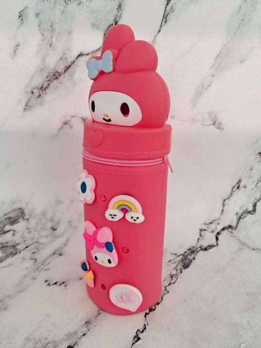 Estojo silicone Kawaii Hello Kitty