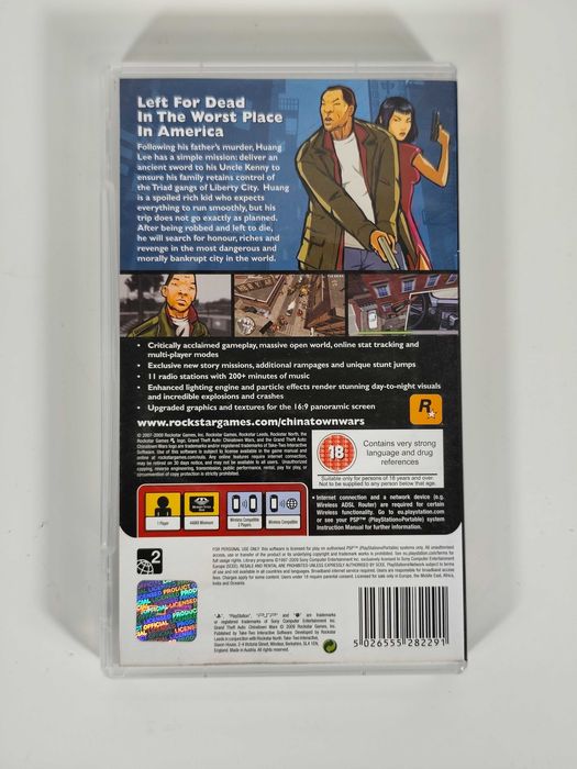 Grand Theft Auto: ChinaTown Wars - PSP - Com mapa