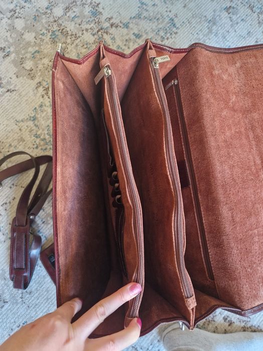 Mala de pele natural