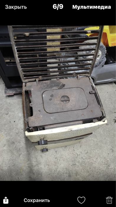 Продам буржуйку эмалированную Германия