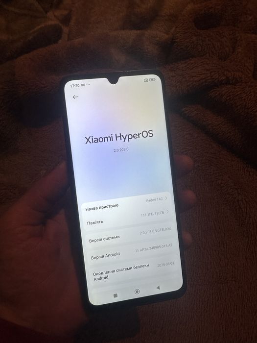 Redmi 14C на 128гб