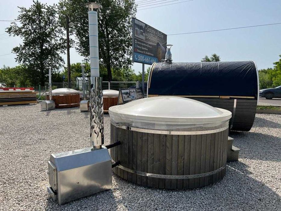 Balia Ogrodowa z Hydromasażem Hot Tube Gorąca Beczka