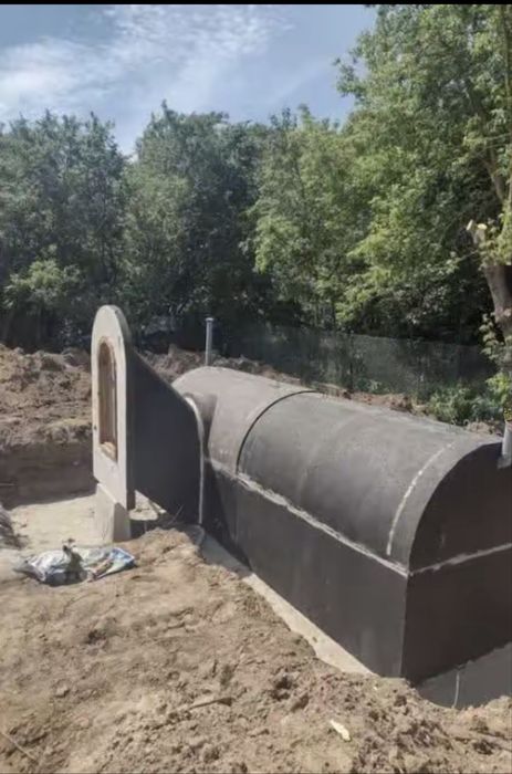 Piwniczka betonowa 4 m Piwnica ogrodowa Duża łączona Schron Ziemianka