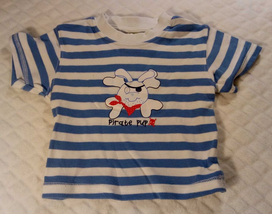 Koszulka z krótkim rękawkiem (6-9 miesięcy) (Odzież)