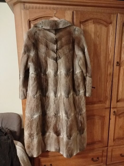 Futro z Szynszyla gęste miękkie stan idealny