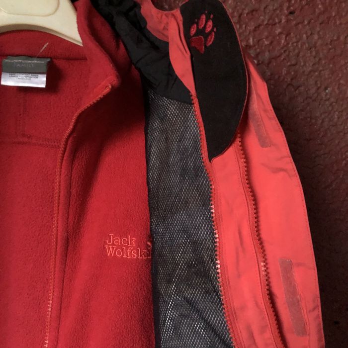 Jack wolfskin family S M 164см 3в1 куртка с рефлектив