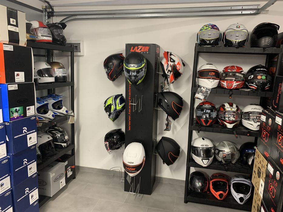 Outlet Kaski motocyklowe kurtka buty rekawice Nowe Uzywane!