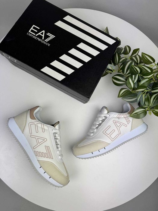 Кросівки Emporio Armani EA7 бежеві 40-45