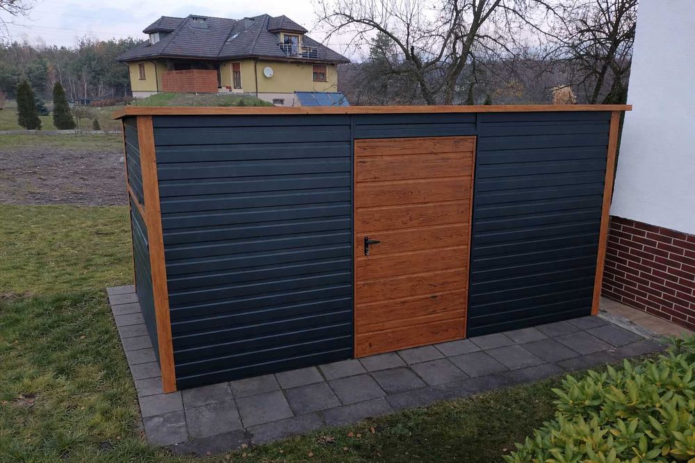 Domek ogrodowy schowek domek narzędziowy garaż 4x3 premium profil
