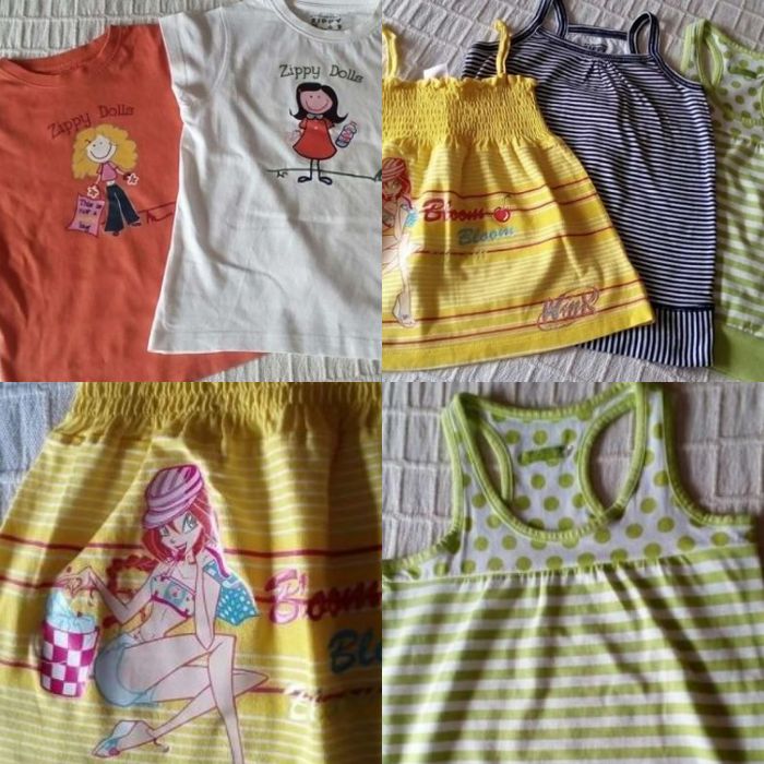 Top Winx/T-shirts 6-7A Impecáveis
