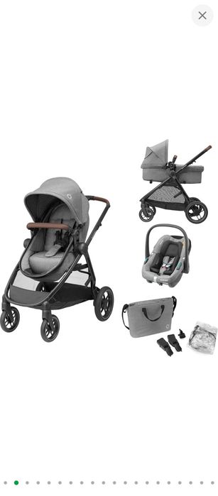 Універсальна коляска 3 в 1 MAXI-COSI ZELIA S TRIO (Grey)