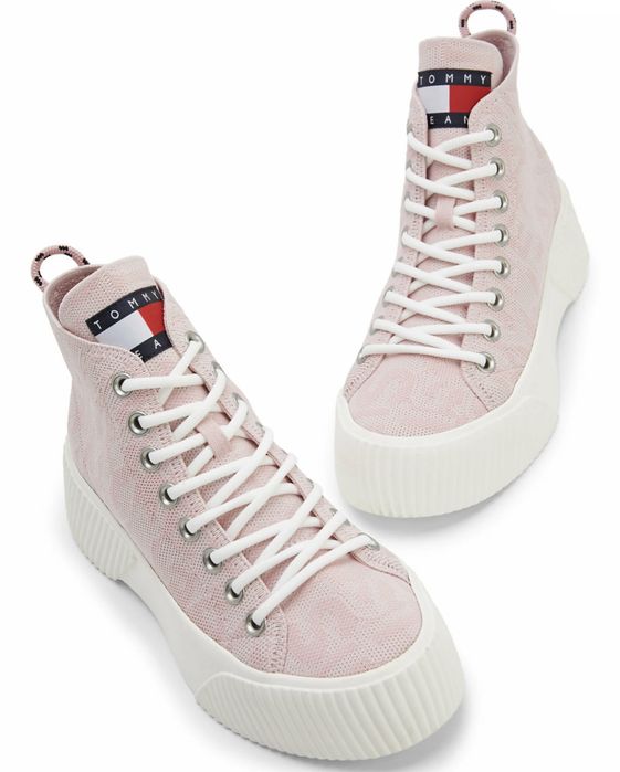TOMMY JEANS Sneakersy Vulc Knitted Mc EN0EN02141 Różowy 36 nowe