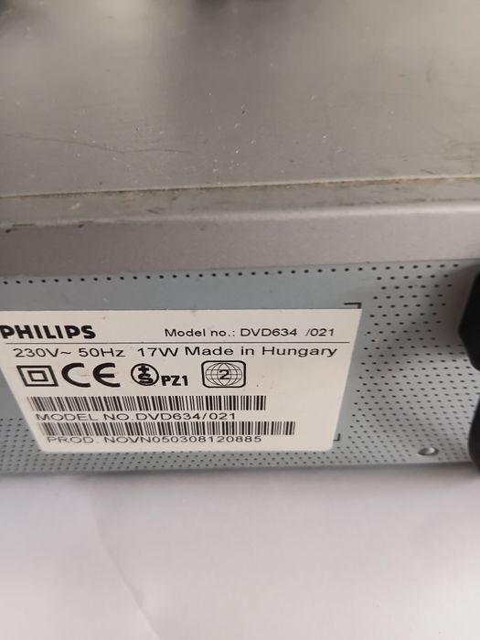 Leitor de DVD Philips  modelo 634 a funcionar bem (usado)
