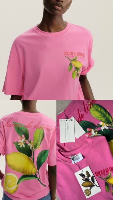Футболки Zara, 7 моделей, базові, з принтом
