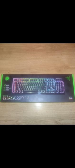 NOWA Klawiatura Razer BlackWidow V4 X US Green Switch Czarny