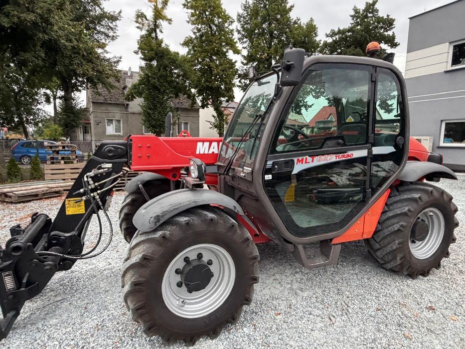 Manitou MLT 627 TURBO  Manitou MLT 627 Turbo – sprawna, 7750 mth, widły, faktura VAT