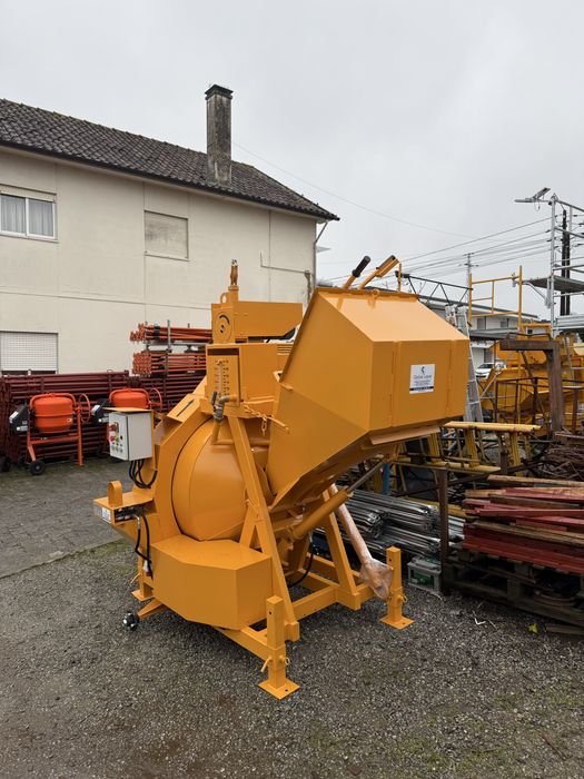 Central Concrete Mixer Betão 400 L, Three-Phase, with New Rake-Type Paddle64729962404226121